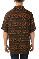 MAGLIA CAMICIA UOMO  MARRONE